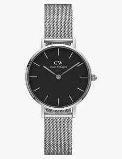 Petite 28 Sterling S Black - Analog klocka