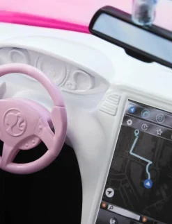 Pink Convertible Vehicle Toy with Rolling Wheels - Docktillbehör