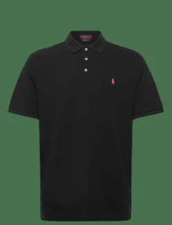Pink Pony Stretch Mesh Polo Shirt - Kortärmade pikéer