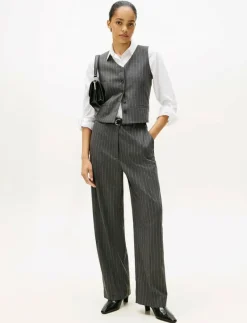 PINSTRIPE TAILORED VEST - Kavajer