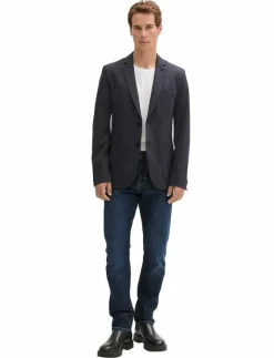 pique blazer - Enkelknäppta kavajer
