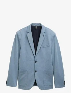 pique blazer - Enkelknäppta kavajer