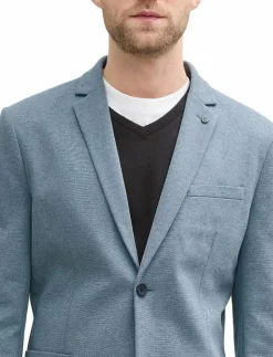pique blazer - Enkelknäppta kavajer