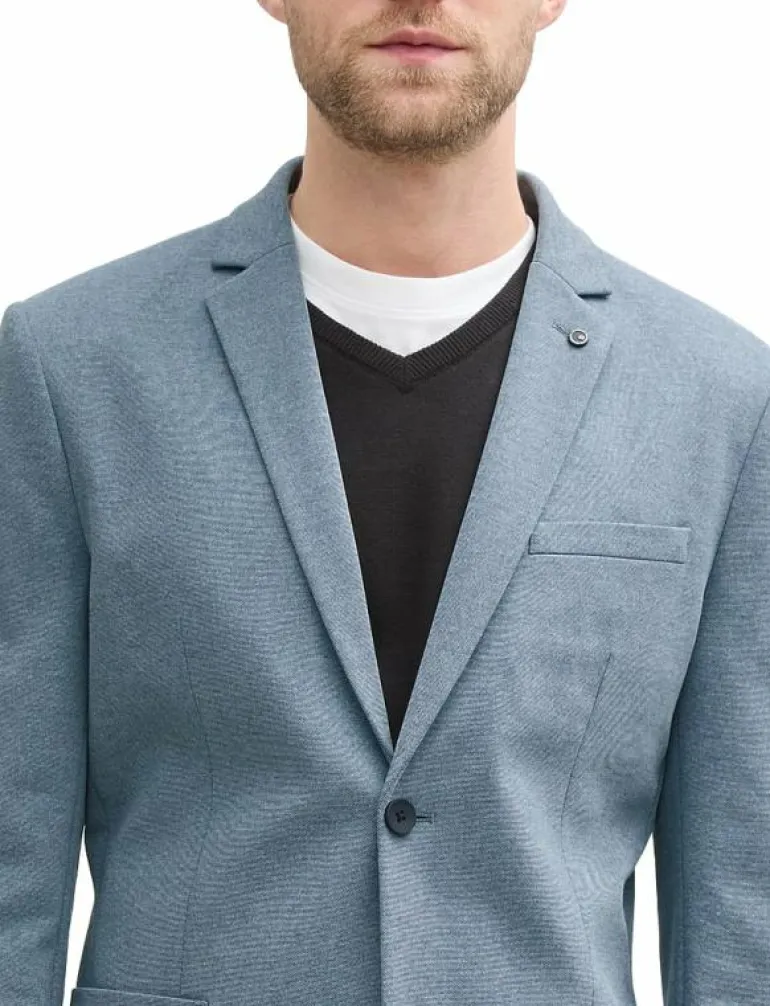 pique blazer - Enkelknäppta kavajer