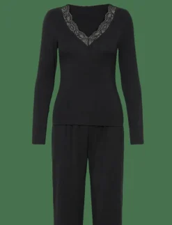 PJ LS JERSEY LACE NANA - Pyjamas