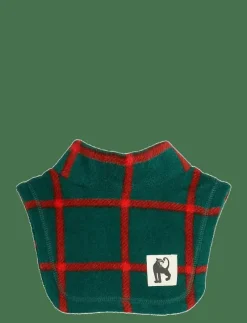 Plaid aop fleece turtleneck - Halsvärmare