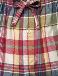 Plaid Flannel Pajama Pant - Nederdelar