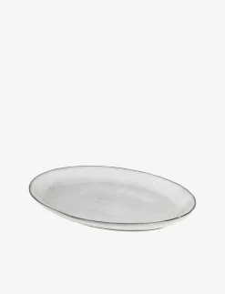 Plate oval Nordic Sand - Mattallrikar
