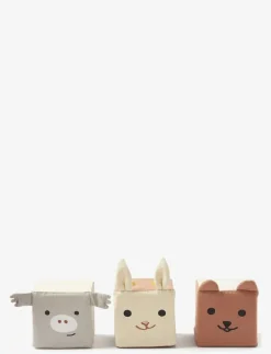 Play cubes textile EDVIN - Stapelbara klossar