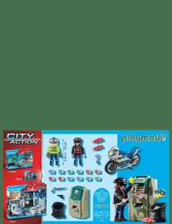 PLAYMOBIL City Action Bank Robber Chase - 70572 - Playmobil City Action