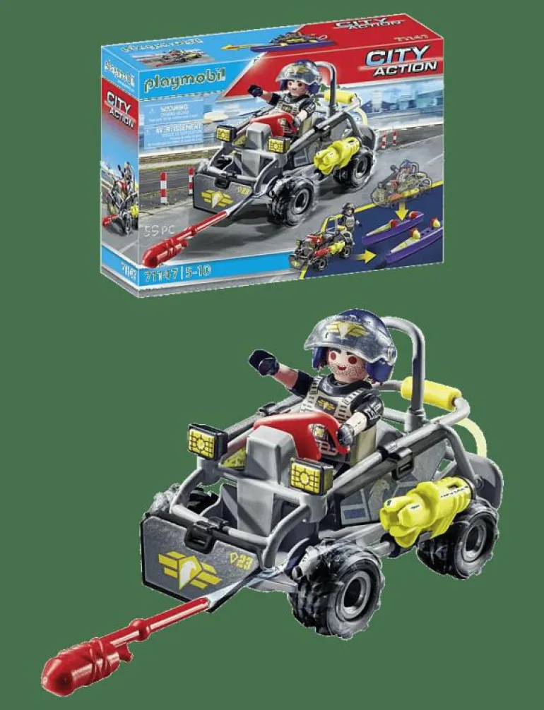 PLAYMOBIL City Action Tactical Unit - Mulit-Terrain Quad - 71147 - Playmobil City Action