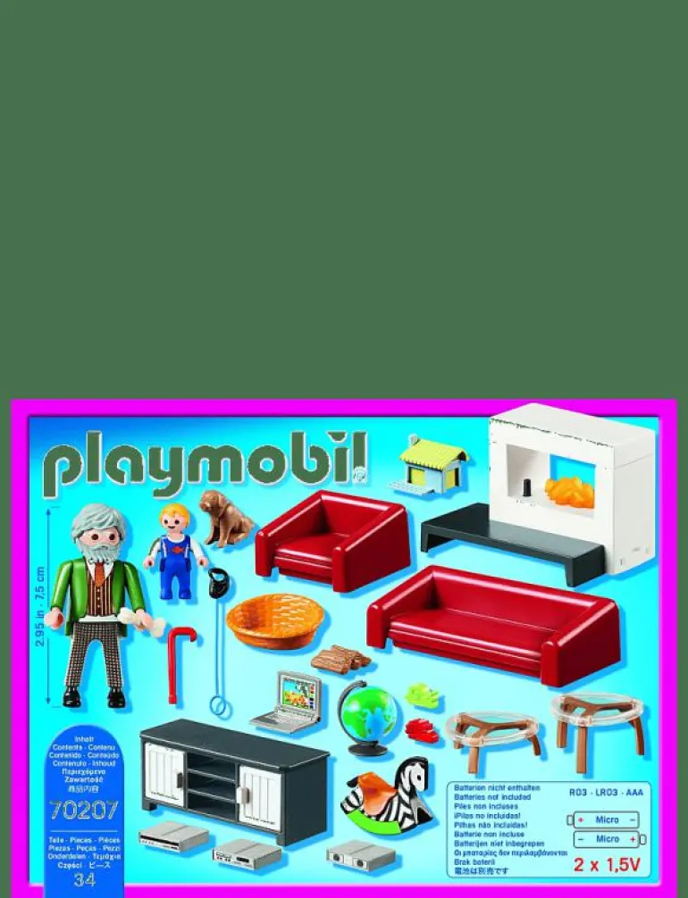 PLAYMOBIL Dollhouse Bekvämt vardagsrum - 70207 - Playmobil Dollhouse