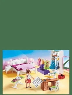 PLAYMOBIL Dollhouse Sovrum med syhörna - 70208 - Playmobil Dollhouse