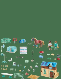 PLAYMOBIL Horses of Waterfall Riding Therapy and Veterinary Practice - 71352 - Playmobil Horses of Waterfall