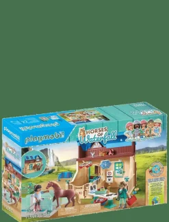 PLAYMOBIL Horses of Waterfall Riding Therapy and Veterinary Practice - 71352 - Playmobil Horses of Waterfall