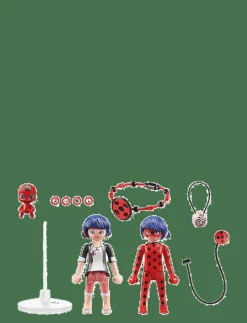 PLAYMOBIL Miraculous: Marinette & Ladybug - 71336 - Playmobil Figures