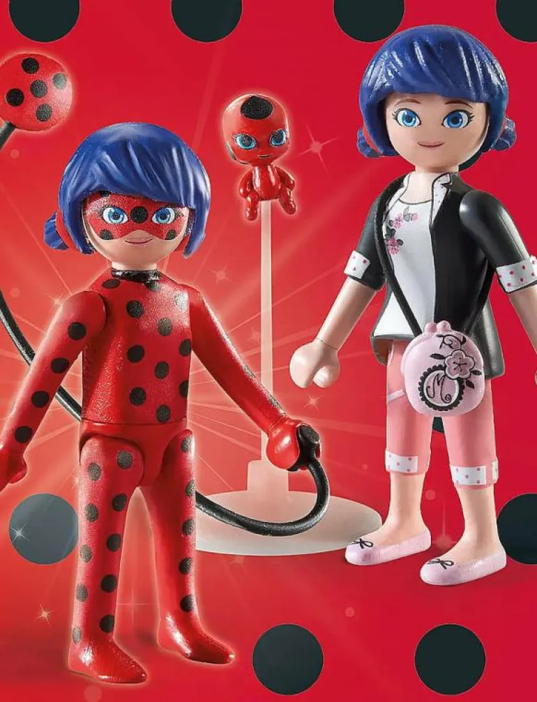 PLAYMOBIL Miraculous: Marinette & Ladybug - 71336 - Playmobil Figures