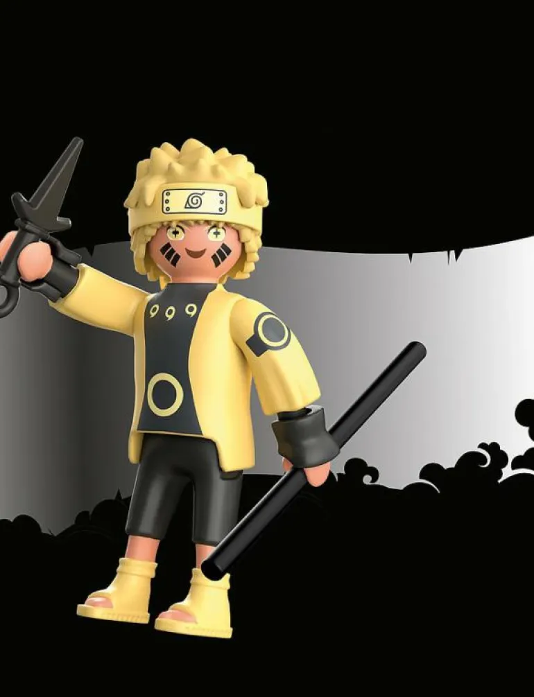 PLAYMOBIL Naruto Naruto Rikudou Sennin Mode - 71100 - Playmobil Naruto
