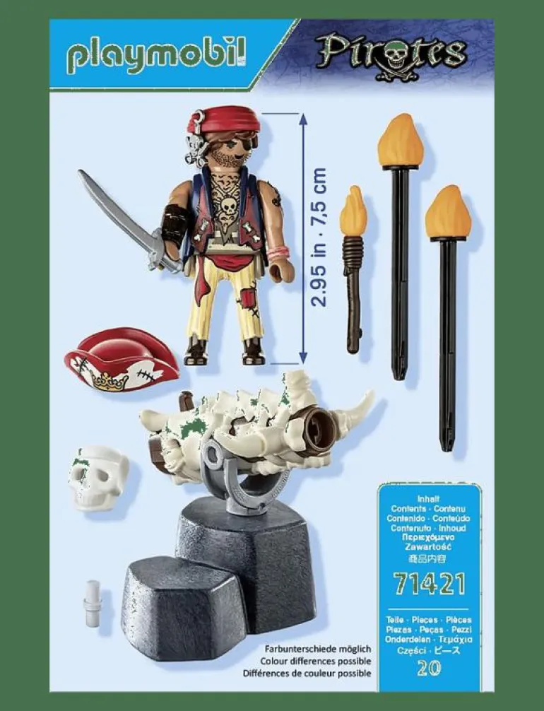 PLAYMOBIL Pirates Kanonmästare - 71421 - Playmobil Pirates