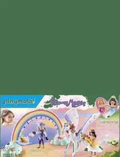 PLAYMOBIL Princess Magic Pegasus with Rainbow in the Clouds - 71361 - Playmobil Princess Magic