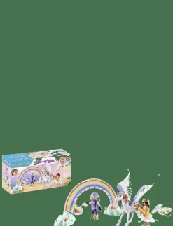 PLAYMOBIL Princess Magic Pegasus with Rainbow in the Clouds - 71361 - Playmobil Princess Magic
