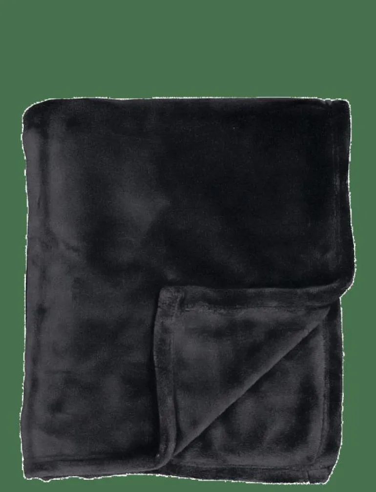 PLÄD MIMMI CORAL SVART 130x170 - Filtar & Plädar