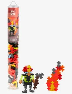 Plus-Plus Firefighter / 100 pcs Tube - Byggsats