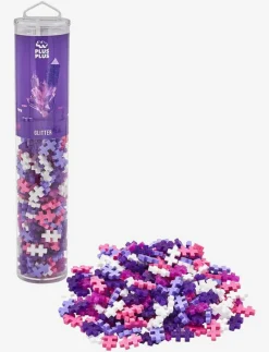 Plus-Plus Glitter mix / 240 pcs Tube - Byggsats