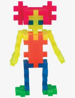 Plus-Plus Neon mix / 240 pcs / Tube - Byggsats