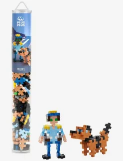 Plus-Plus Police / 100 pcs Tube - Byggsats