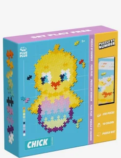 Plus-Plus Puzzle By Number Chick 250pcs - Byggsats