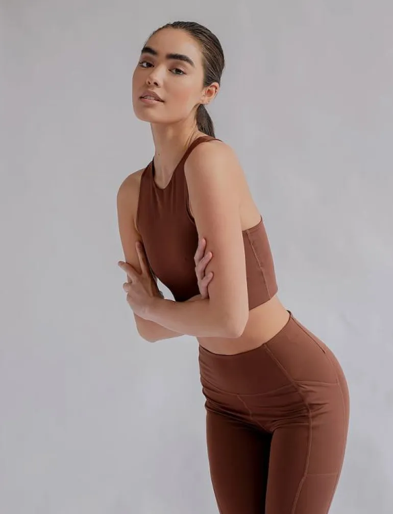 Pocket High-Rise Legging, 7/8 - Träningstights