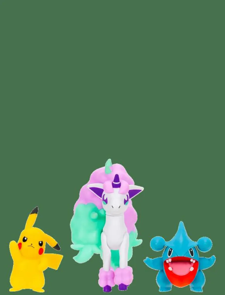 POKEMON BATTLE FIGURE 3 PK PIKACHU/GIBLE/PONYTA - Lekset