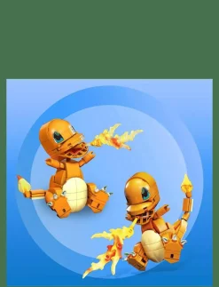 Pokémon Build & Show Charmander toy building set, 4 inches tall, - Film & Sagofigur