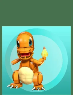 Pokémon Build & Show Charmander toy building set, 4 inches tall, - Film & Sagofigur
