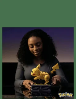 Pokémon Motion Pikachu Building Brick Set with Mechanized Motion (1095 Pieces) - Byggsats