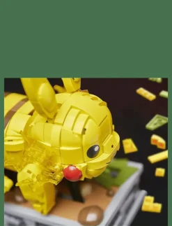 Pokémon Motion Pikachu Building Brick Set with Mechanized Motion (1095 Pieces) - Byggsats