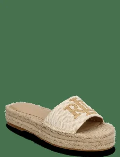 Polly Cross-Dyed Canvas Espadrille - Platta espadriller