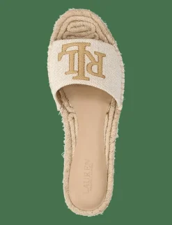 Polly Cross-Dyed Canvas Espadrille - Platta espadriller