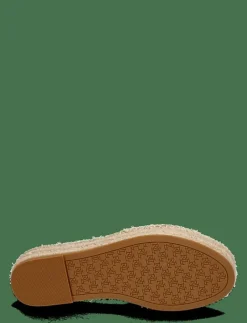 Polly Cross-Dyed Canvas Espadrille - Platta espadriller