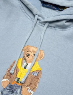 Polo Bear Garment-Dyed Fleece Hoodie - Hoodies