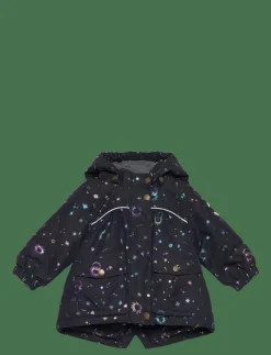 Polyester Baby Girls Jacket-Glitter - Vinterjacka