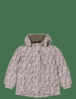 Polyester Jacket - Aop Floral - Vinterjacka