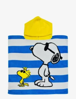 Poncho Snoopy 50x100cm, 100% cotton - Handdukar