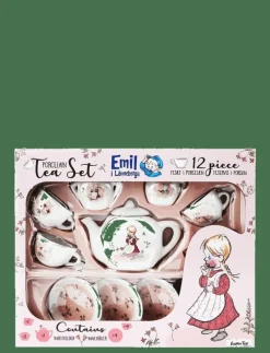 Porcelain Tea Set with Ida - Emil i Lönneberga - Leksakskök & Tillbehör
