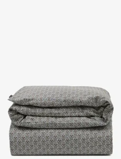 Printed Flowers Cotton Sateen Duvet Cover - Påslakan