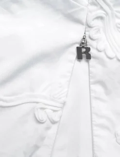 PUFF SLEEVE COTTON TOP - T-shirts
