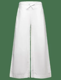 PULL ON COTTON LINEN PANTS - Byxa