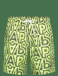 PUMA SWIM MEN PRINTED MID SHORTS 1P - Badbyxor