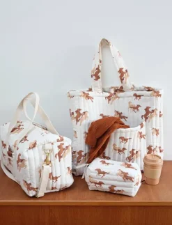 Quilted Tote Bag - Wild at Heart - Tygpåsar och små väskor